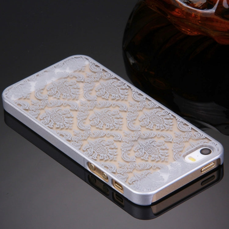 Retro Palace Embossed Flowers Pattern Protective Hard Case for iPhone 5 & 5S & SE
