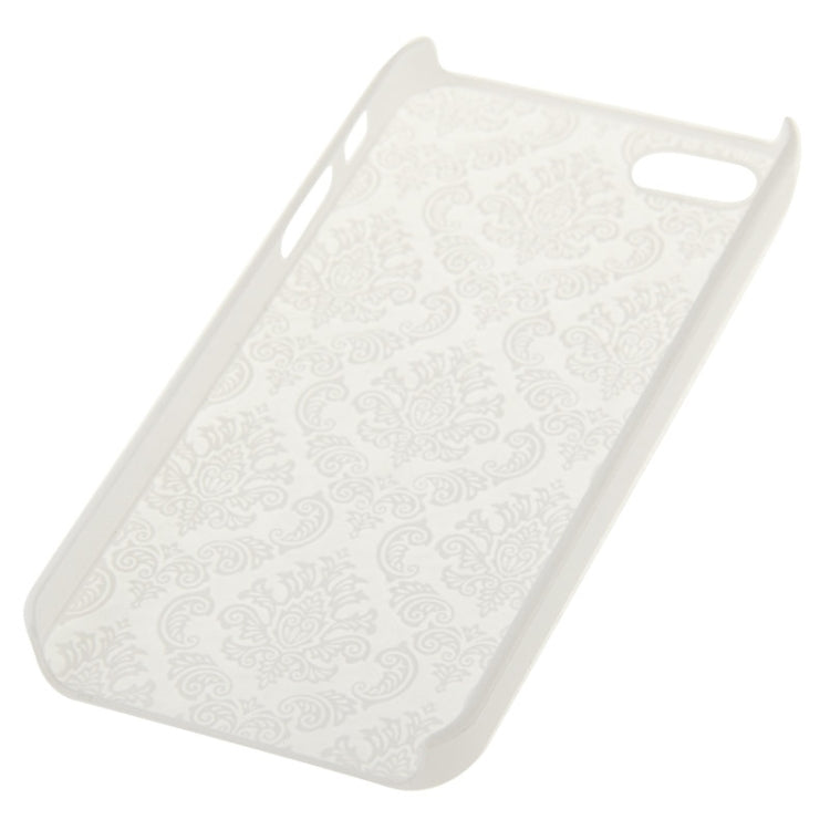 Retro Palace Embossed Flowers Pattern Protective Hard Case for iPhone 5 & 5S & SE