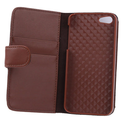 Leather Case with Credit Card Slots & Holder for iPhone 5
