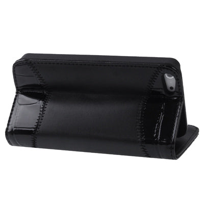 Leather Case with Credit Card Slots & Holder for iPhone 5