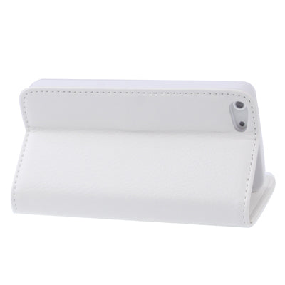 Litchi Texture Leather Case with Credit Card Slots & Holder for iPhone 5