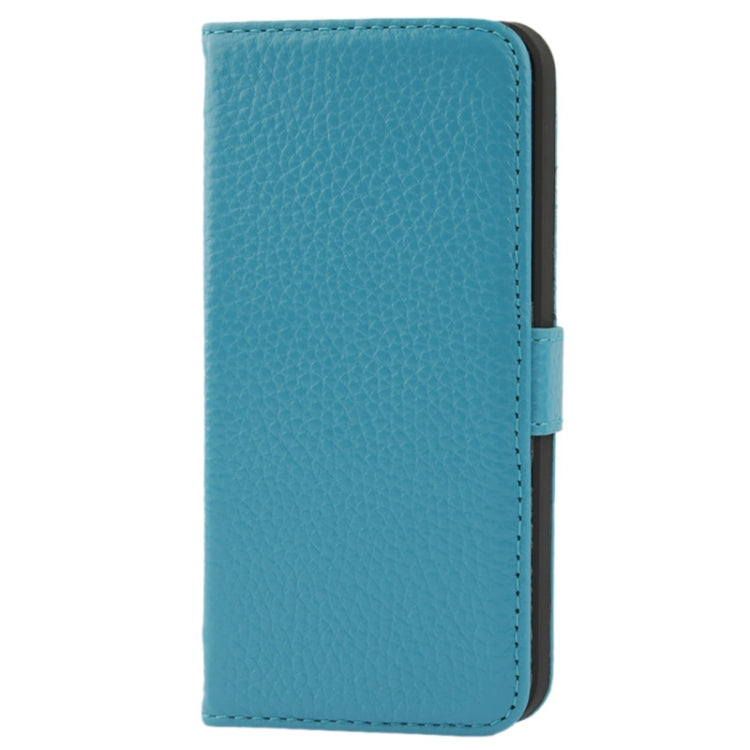 Litchi Texture Flip Top-grain Genuine Leather Case for iPhone 5 & 5s & SE & SE