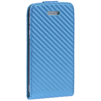 Carbon Fiber Texture Leather Case for iPhone 5 & 5s & SE & SE