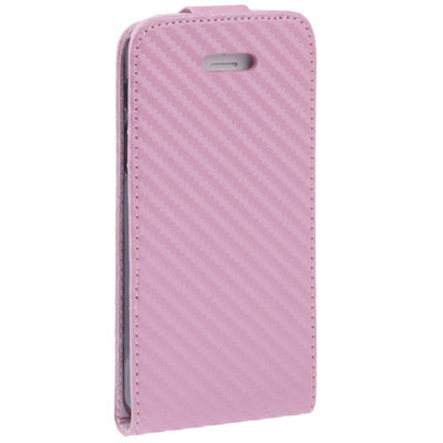 Carbon Fiber Texture Leather Case for iPhone 5 & 5s & SE & SE