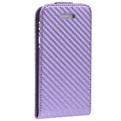 Carbon Fiber Texture Leather Case for iPhone 5 & 5s & SE & SE