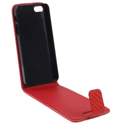 Carbon Fiber Texture Leather Case for iPhone 5 & 5s & SE & SE