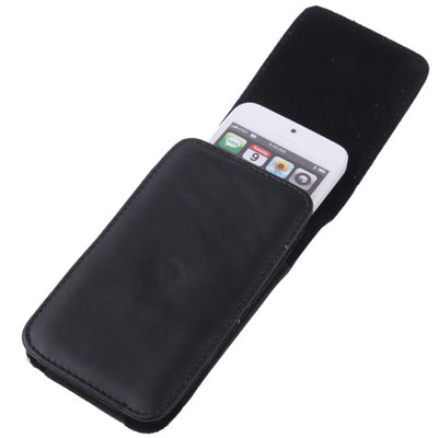 Leather Case with Clip for iPhone 5 & 5s & SE & SE (Black)