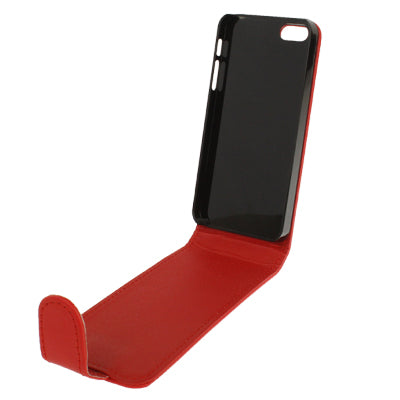 Soft Texture Up and Down Open Leather Case for iPhone 5 & 5s & SE & SE