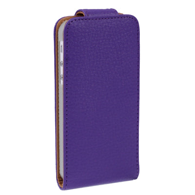 Litchi  Texture Leather Case with Credit Card Slots for iPhone 5
