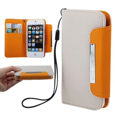 Litchi Texture Horizontal Flip Leather Case with Credit Card Slots for iPhone 5 & 5s & SE & SE