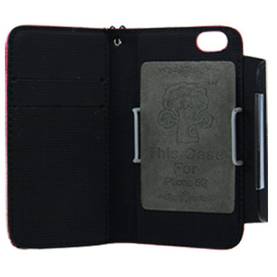 Litchi Texture Horizontal Flip Leather Case with Credit Card Slots for iPhone 5 & 5s & SE & SE