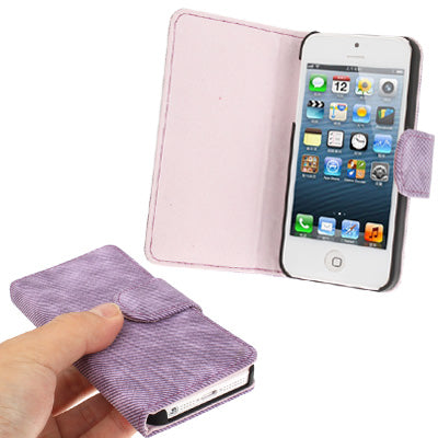 Cloth Texture Leather Case for iPhone 5 & 5s & SE & SE