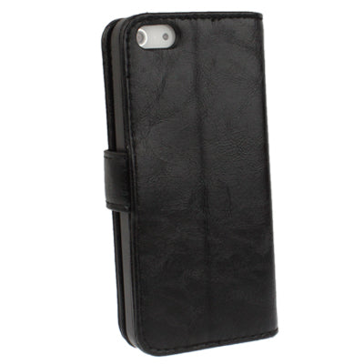 Flip Leather Case with Card Slots & Holder for iPhone 5 & 5s & SE & SE