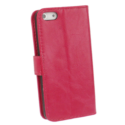 Flip Leather Case with Card Slots & Holder for iPhone 5 & 5s & SE & SE