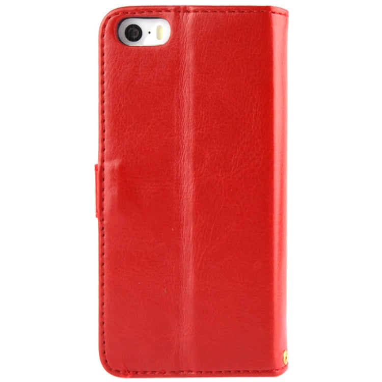 Flip Leather Case with Card Slots & Holder for iPhone 5 & 5s & SE & SE