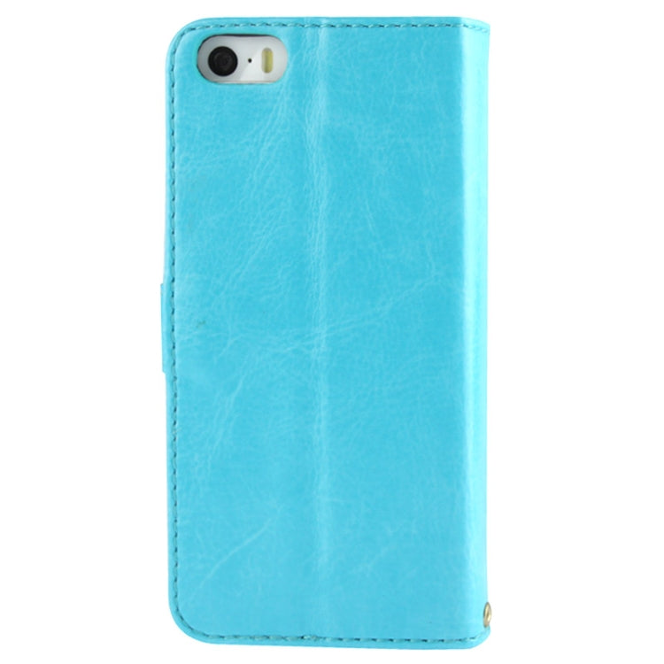 Flip Leather Case with Card Slots & Holder for iPhone 5 & 5s & SE & SE