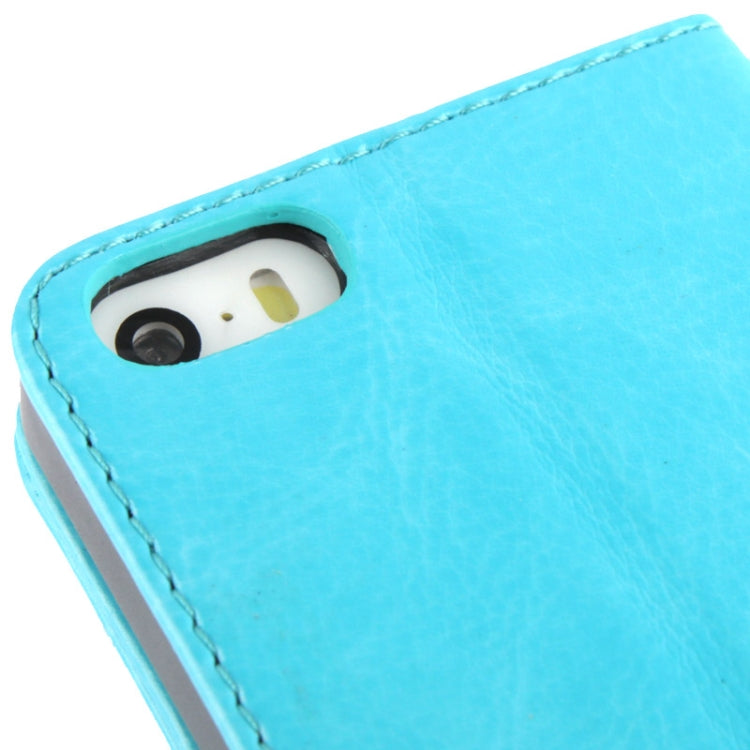 Flip Leather Case with Card Slots & Holder for iPhone 5 & 5s & SE & SE