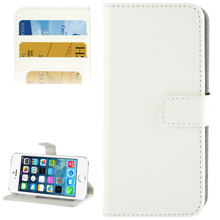 Flip Leather Case with Card Slots & Holder for iPhone 5 & 5s & SE & SE