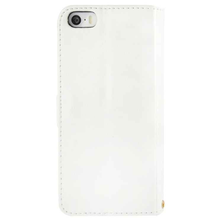 Flip Leather Case with Card Slots & Holder for iPhone 5 & 5s & SE & SE