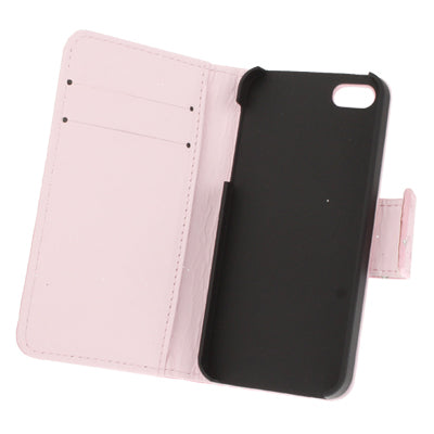 Diamond Flower Texture Flip Leather Case for iPhone 5 & 5s & SE & SE