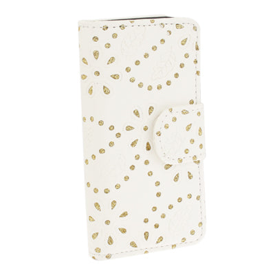Diamond Flower Texture Flip Leather Case for iPhone 5 & 5s & SE & SE
