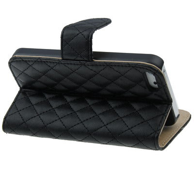 Horizontal Flip Soft Leather Case with Credit Card Slots & Holder for iPhone 5 & 5s & SE & SE