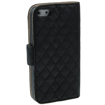 Horizontal Flip Soft Leather Case with Credit Card Slots & Holder for iPhone 5 & 5s & SE & SE