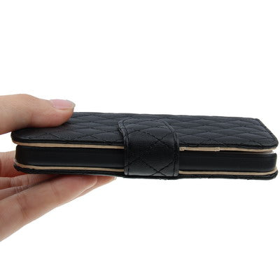 Horizontal Flip Soft Leather Case with Credit Card Slots & Holder for iPhone 5 & 5s & SE & SE