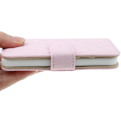 Horizontal Flip Soft Leather Case with Credit Card Slots & Holder for iPhone 5 & 5s & SE & SE