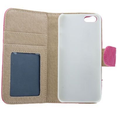 Horizontal Flip Soft Leather Case with Credit Card Slots & Holder for iPhone 5 & 5s & SE & SE