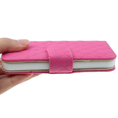Horizontal Flip Soft Leather Case with Credit Card Slots & Holder for iPhone 5 & 5s & SE & SE
