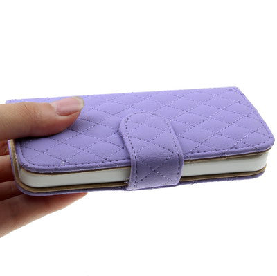 Horizontal Flip Soft Leather Case with Credit Card Slots & Holder for iPhone 5 & 5s & SE & SE