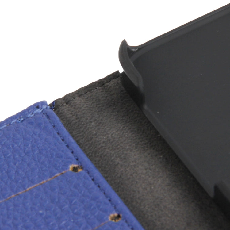 Litchi Texture PU Leather Case with Credit Card Slots & Holder for iPhone 5 & 5s & SE & SE