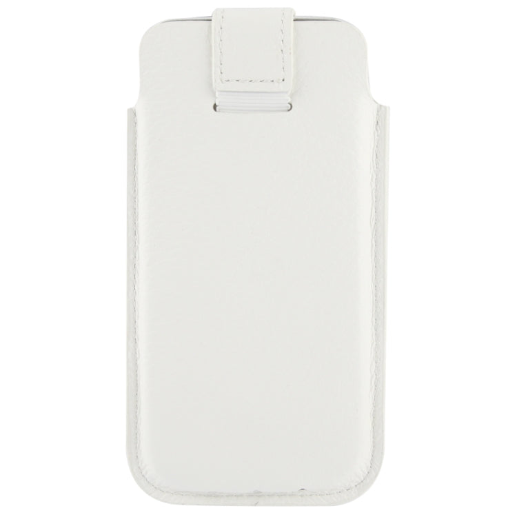 Litchi Texture Leather Case Pocket Pouch Sleeve Bag with Pull Up Tab for iPhone 5 & 5s & SE & SE & 5C