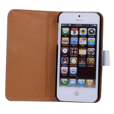 London Tower Bridge Style Leather Case for iPhone 5 & 5s & SE & SE