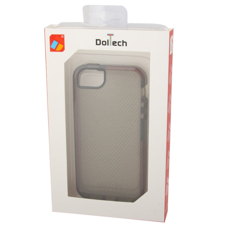 DolTech Series Mesh Pattern Translucent TPU Case for iPhone 5 & 5s & SE & SE