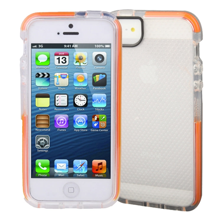 DolTech Series Mesh Pattern Translucent TPU Case for iPhone 5 & 5s & SE & SE
