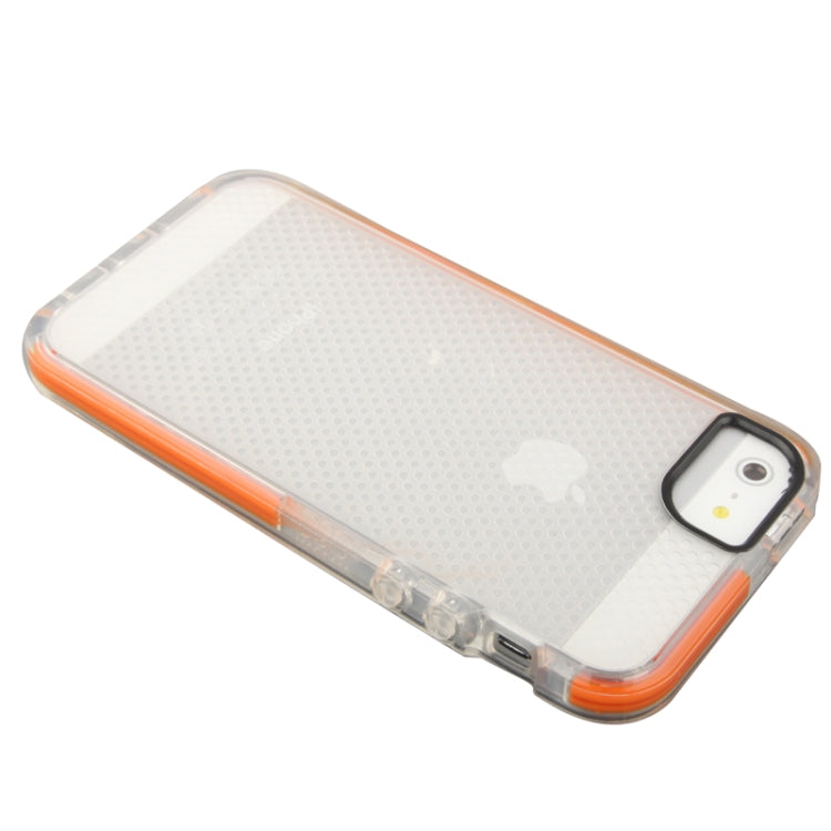 DolTech Series Mesh Pattern Translucent TPU Case for iPhone 5 & 5s & SE & SE