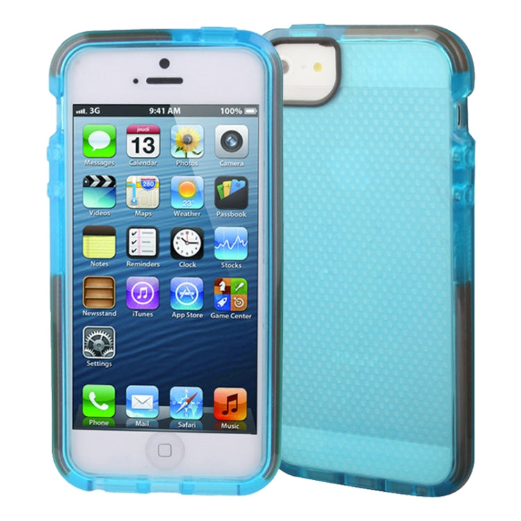 DolTech Series Mesh Pattern Translucent TPU Case for iPhone 5 & 5s & SE & SE