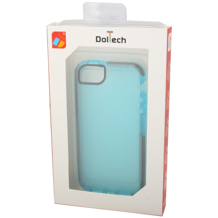 DolTech Series Mesh Pattern Translucent TPU Case for iPhone 5 & 5s & SE & SE