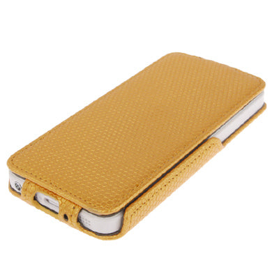 Penny Round Texture Vertical Flip Leather Case for iPhone 5 & 5s & SE & SE