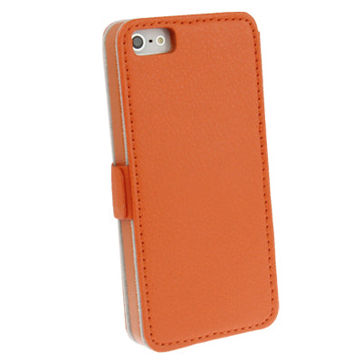 2-fold Leather Case with Holder for iPhone 5 & 5s & SE & SE