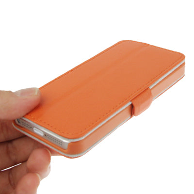 2-fold Leather Case with Holder for iPhone 5 & 5s & SE & SE