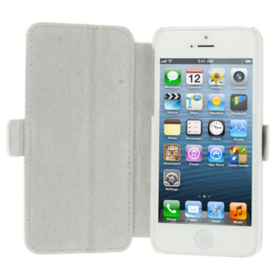 2-fold Leather Case with Holder for iPhone 5 & 5s & SE & SE