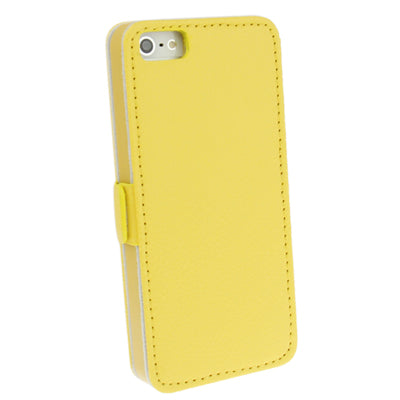 2-fold Leather Case with Holder for iPhone 5 & 5s & SE & SE