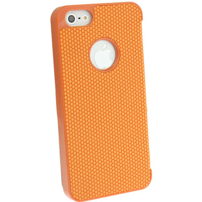 3-folding Penny Round Texture Horizontal Flip Genuine Leather Case for iPhone 5 & 5s & SE & SE