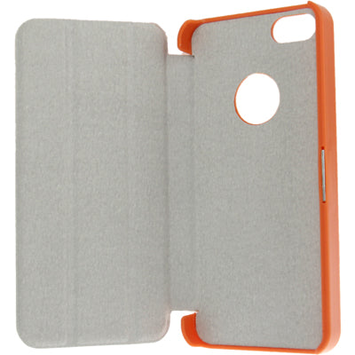3-folding Penny Round Texture Horizontal Flip Genuine Leather Case for iPhone 5 & 5s & SE & SE