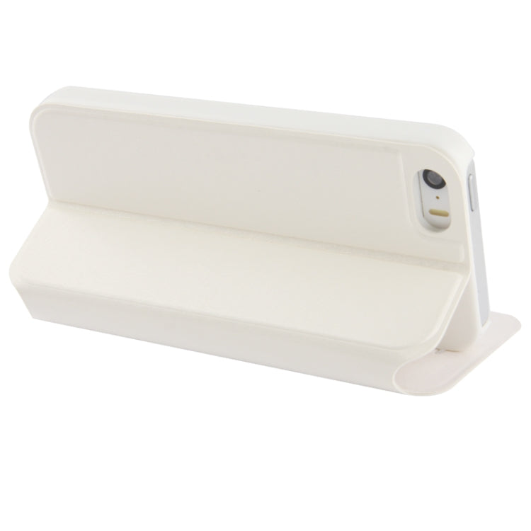 Crazy Horse Texture Leather Case with Call Display ID & Holder for iPhone 5 & 5s & SE & SE