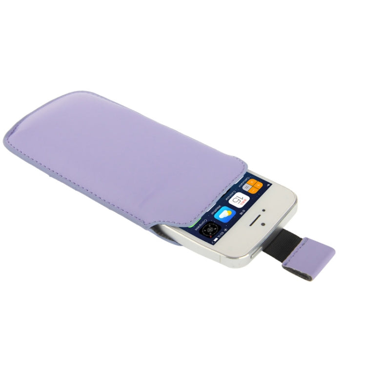 Leather Case Pocket Pouch Sleeve Bag with Pull Up Tab for iPhone 5 & 5s & SE & SE & 5C