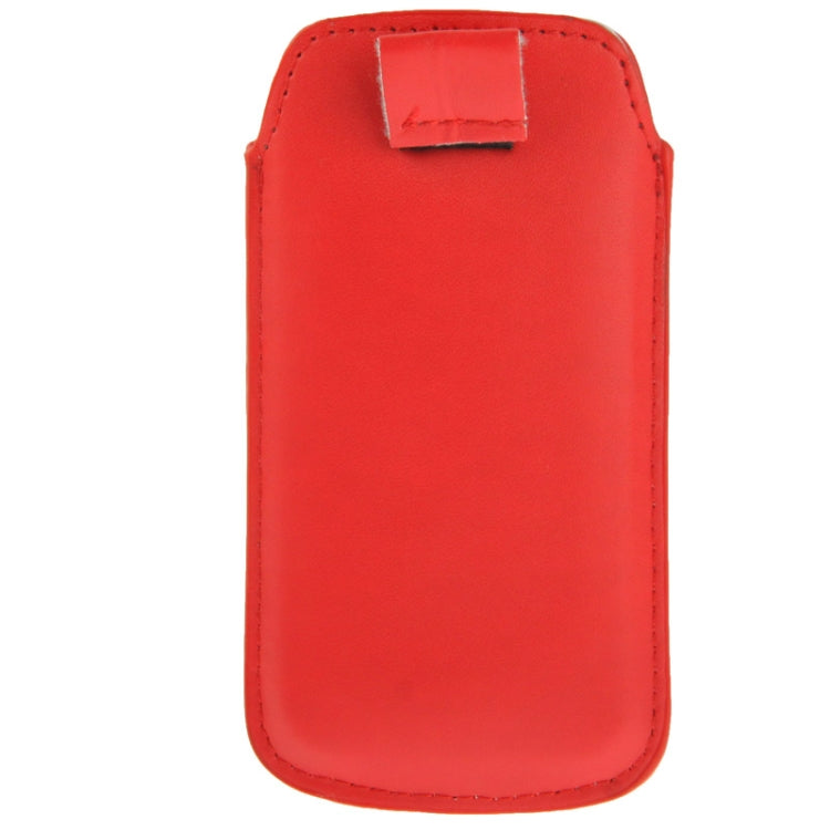Leather Case Pocket Pouch Sleeve Bag with Pull Up Tab for iPhone 5 & 5s & SE & SE & 5C